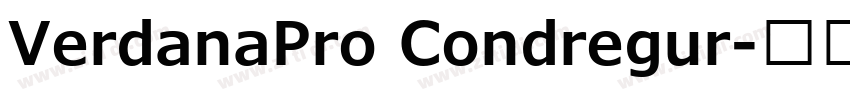 VerdanaPro Condregur字体转换